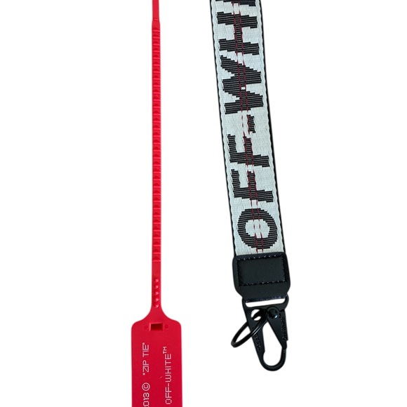 Off-White Red and Black Key Holder - Picture 1 of 5